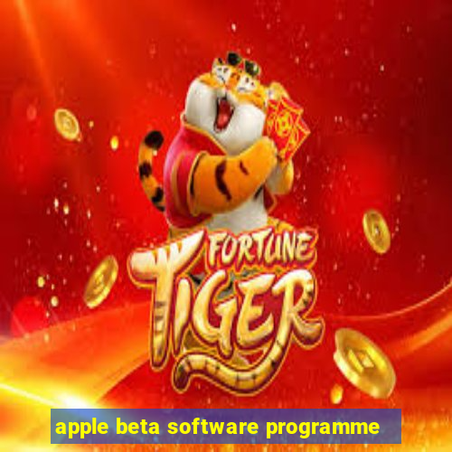 apple beta software programme